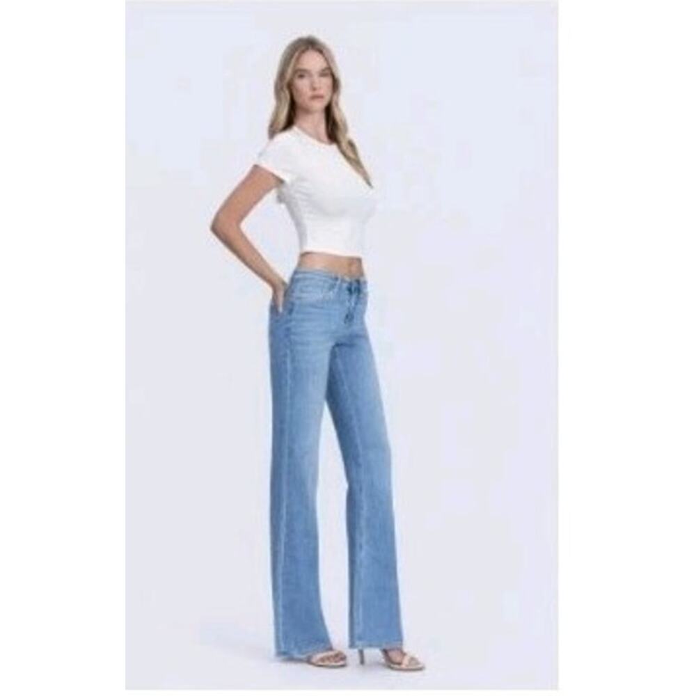 Flying Monkey High Rise Flare Tall 34" Inseam Size 32